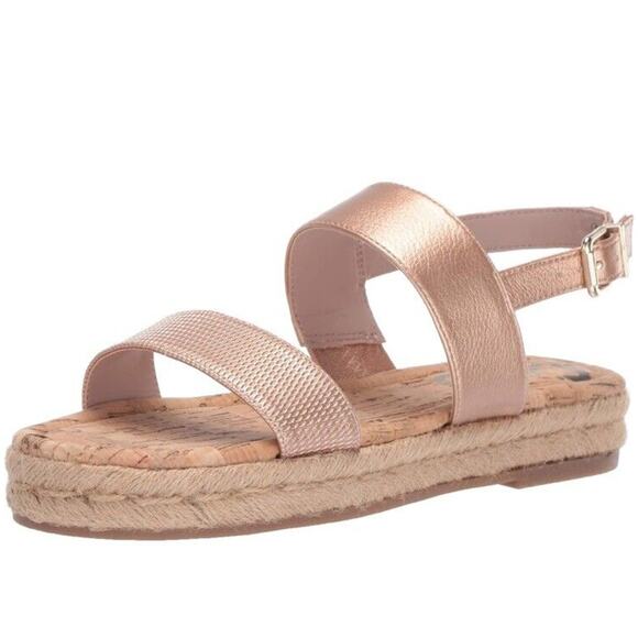 Circus Sam Edelman Maypol Rose Gold Espadrille Sandal Shoe‎ Women’s Size 10 - Picture 3 of 12